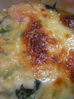 青野菜と長いものグラタン-レシピのメイン写真