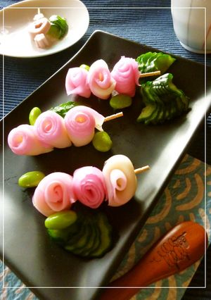 *❀かまぼこローズピック❀*-レシピのメイン写真