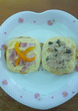 3分でイングリッシュマフィン-レシピのメイン写真