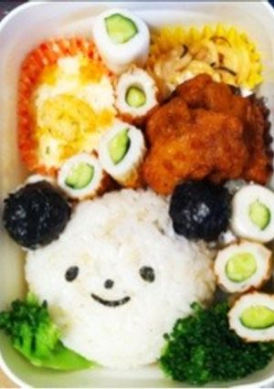 パンダキャラ弁当 お弁当-レシピのメイン写真