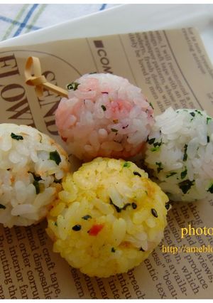 *串に刺すだけ お団子おにぎり*-レシピのメイン写真