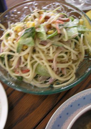 サラダをリメイク♥冷たいパスタ-レシピのメイン写真