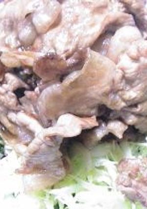 豚肉の甘辛焼きwithマヨ醤油-レシピのメイン写真