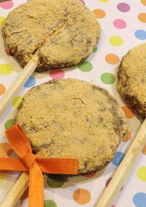 懐かしおやつ　駄菓子屋さん風「きな粉飴」-レシピのメイン写真