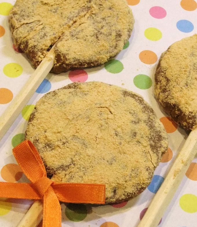 懐かしおやつ　駄菓子屋さん風「きな粉飴」-レシピのメイン写真