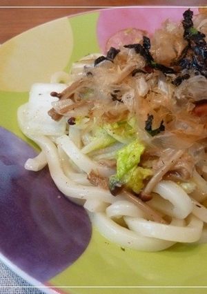 塩麹で簡単★きのこたくさん焼きうどん-レシピのメイン写真