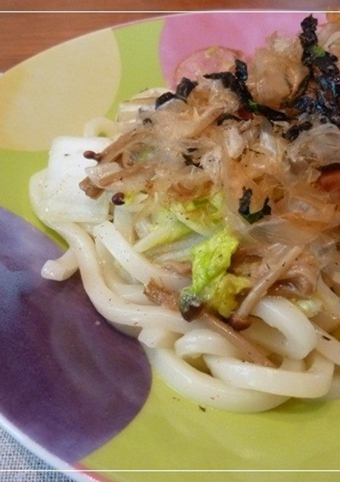 塩麹で簡単★きのこたくさん焼きうどん-レシピのメイン写真