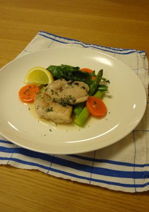 チキンと春野菜の蒸し煮-レシピのメイン写真
