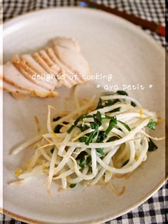 ☆ 塩麹でニラもやし炒め ☆-レシピのメイン写真
