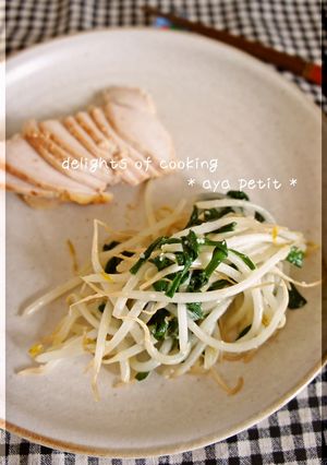 ☆　塩麹でニラもやし炒め　☆-レシピのメイン写真