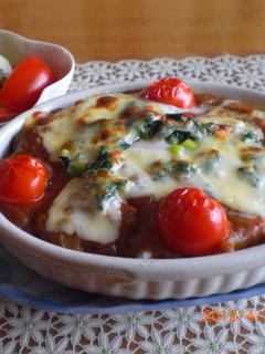 残カレーde行者ニンニクエッグ焼きカレー-レシピのメイン写真