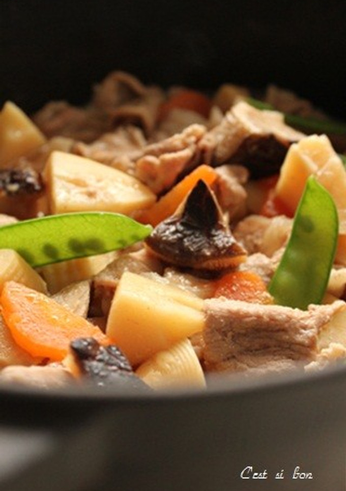 筍と豚肉の煮物-レシピのメイン写真