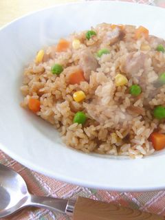簡単!!オニオンチキンピラフ-レシピのメイン写真