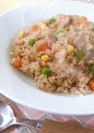 簡単!!オニオンチキンピラフ-レシピのメイン写真