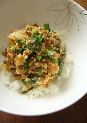 簡単ランチ☺キムたま納豆丼-レシピのメイン写真