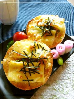 チーズ×塩麹の わさび風味和トースト-レシピのメイン写真