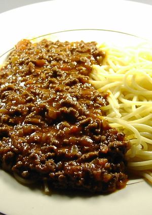 ハンバーグを使ったミートスパゲティ-レシピのメイン写真