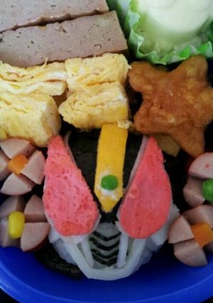 キャラ弁★仮面ライダー電王おにぎり-レシピのメイン写真