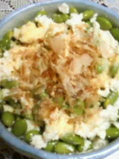 枝豆とおかか入り豆腐そぼろ和え-レシピのメイン写真