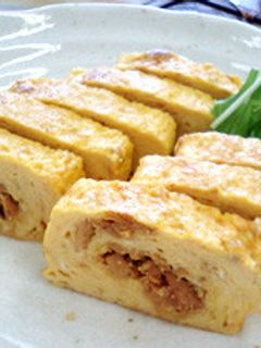 つぶっこまぐろの卵焼き-レシピのメイン写真