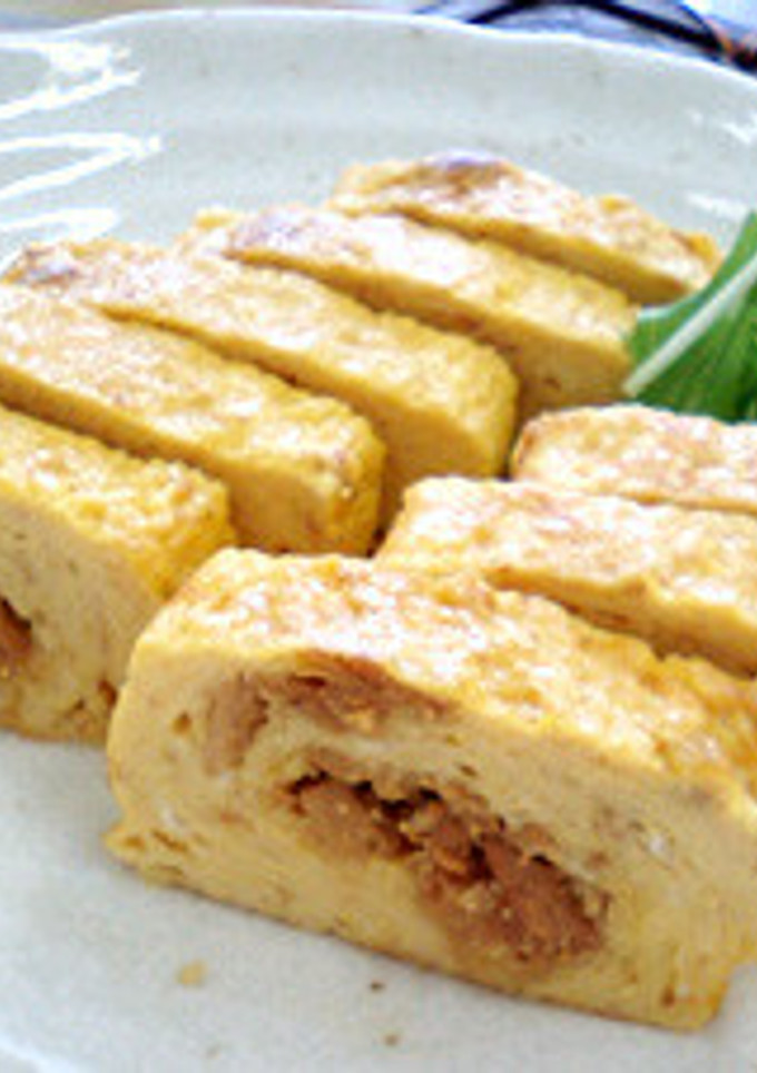 つぶっこまぐろの卵焼き-レシピのメイン写真