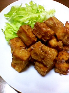 高野豆腐のごま揚げ♪-レシピのメイン写真