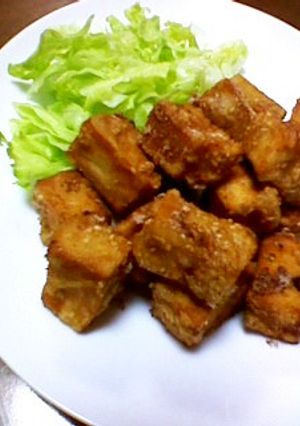高野豆腐のごま揚げ♪-レシピのメイン写真