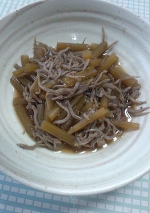 フキと小女子の煮物-レシピのメイン写真