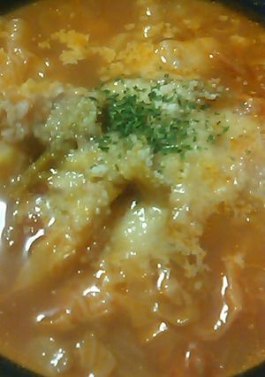 キャベツと豚バラのトマトスープ-レシピのメイン写真