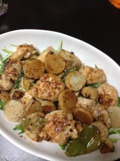 長芋と鶏肉の塩麹炒め-レシピのメイン写真