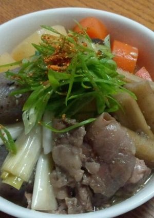 塩麹を使った牛すじ煮込み-レシピのメイン写真