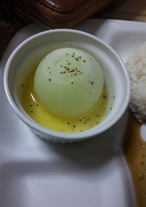 レンジで5分！新玉ねぎのバター蒸し-レシピのメイン写真
