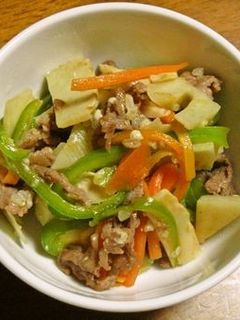 簡単☆塩麹で青椒肉絲風野菜炒め-レシピのメイン写真