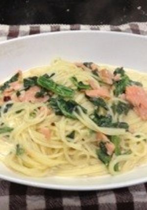 ピリ辛さっぱりクリームパスタ-レシピのメイン写真