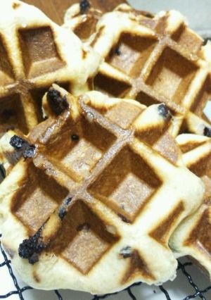 ハチミツ入りチョコワッフル（ベルギー風）-レシピのメイン写真