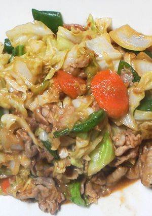 美味しいピリ辛回鍋肉風豚野菜炒め-レシピのメイン写真