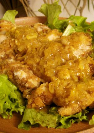 鶏もも肉の葱ソース-レシピのメイン写真