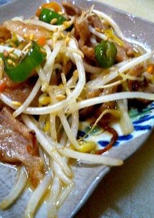 麺つゆで！もやしと豚の中華風！お弁当用♪-レシピのメイン写真