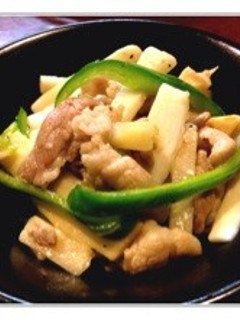 筍と山芋のシャキシャキ野菜炒め-レシピのメイン写真