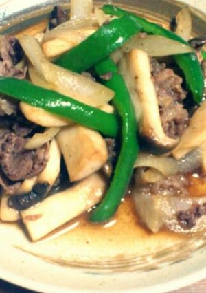 ｽｷﾔｷ風♪牛肉と野菜炒め♪お弁当にも◎-レシピのメイン写真