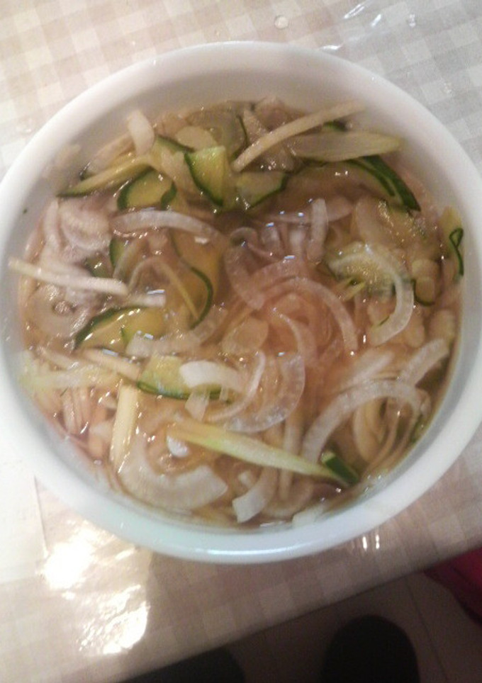 新玉ねぎとセロリの酢の物♪-レシピのメイン写真