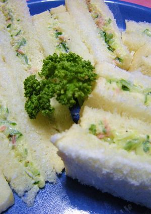 簡単朝食★きゅうりとツナのサンドイッチ★-レシピのメイン写真