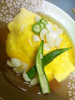 リメイク②炊き込みご飯で和風オムライス-レシピのメイン写真