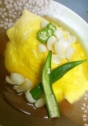 リメイク②炊き込みご飯で和風オムライス-レシピのメイン写真