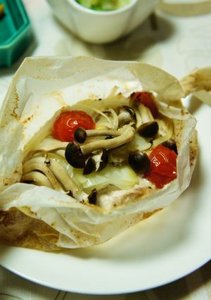 塩麹で鶏ムネ肉の包み焼き-レシピのメイン写真