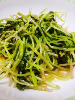 空芯菜の新芽のにんにく炒め-レシピのメイン写真