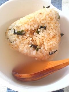 お茶漬け用わかめごはん-レシピのメイン写真