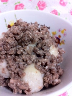 超簡単...丼で...5分..里芋そぼろ-レシピのメイン写真