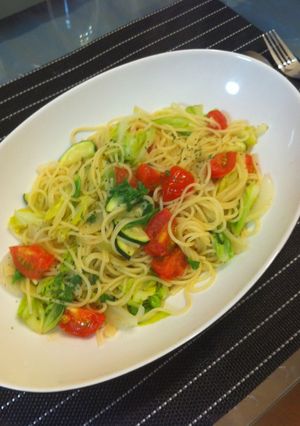 バジル香る～☆春キャベツの塩麹パスタ☆-レシピのメイン写真
