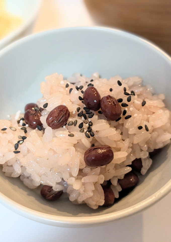 あずき缶を使って、赤飯-レシピのメイン写真